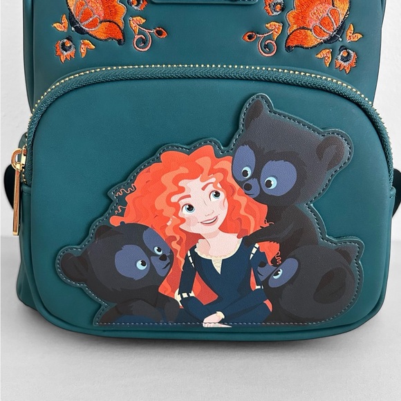 Loungefly Disney Pixar Brave Merida Triplets Mini Backpack - Picture 3 of 12